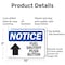Signmission Fuel Shutoff Push Button (Up Arrow), 10 in W x Rectangle, Aluminum OS-2PACK-NS-A-710-L-12943 - alternate 2